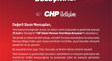 CHP İletişim Marmara Yerel Medya Buluşması