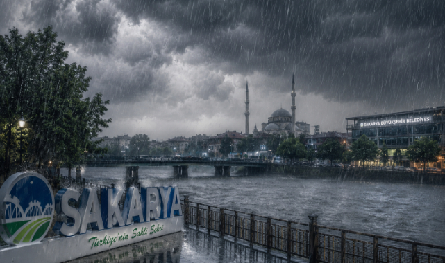 Sakarya'da kuvvetli yağış uyarısı