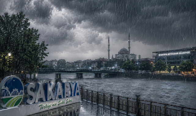 Sakarya'da kuvvetli yağış uyarısı