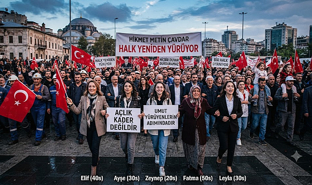 Halk yeniden Yürüyor